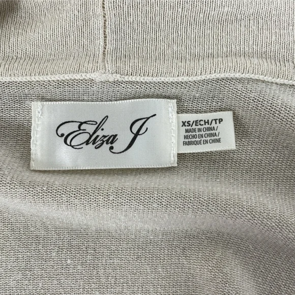 **SOLD**Eliza J Bolero Cardigan Women's Cropped Shrug Sweater Open Front XS - Picture 14 of 14